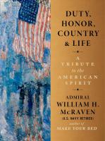 Duty, Honor, Country & Life